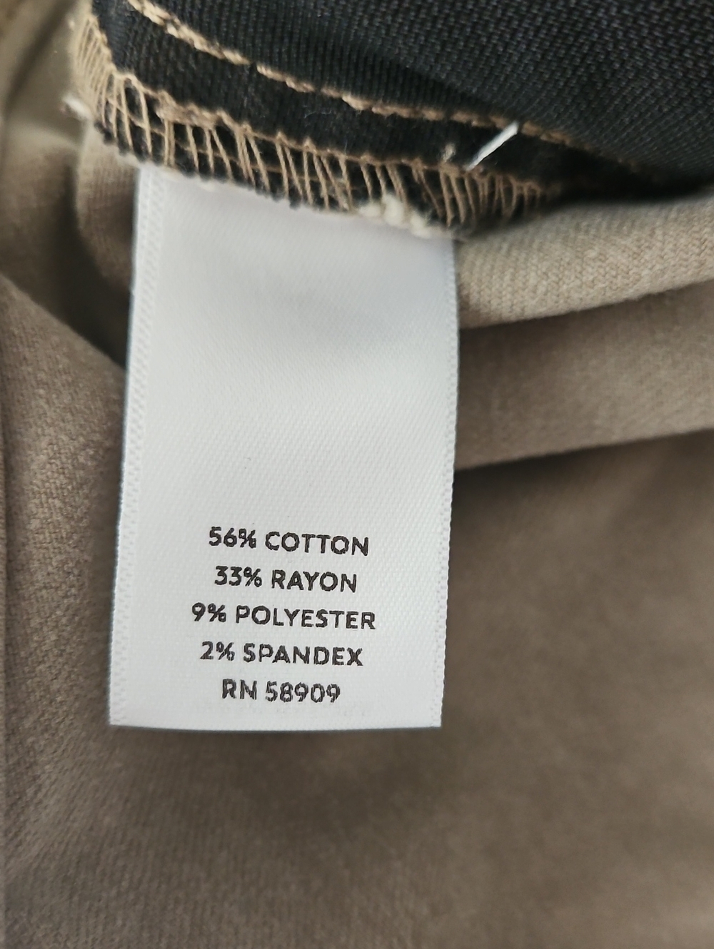 Westbound High Rise Slim Leg Cropped Pant W/ Lots Of Stretch: Portabella: 20W - Picture 9 of 15